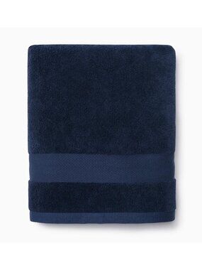 NWT SFERRA Bello Bath Towel Navy Size 30x60